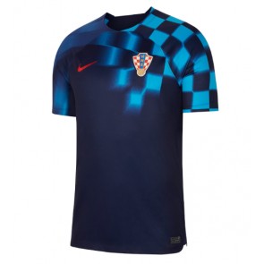 Maillot de foot Croatie Extérieur Monde 2022 Manches Courte